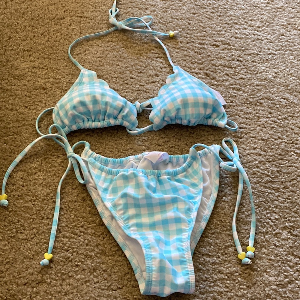 Blue patterned bikini- NEW